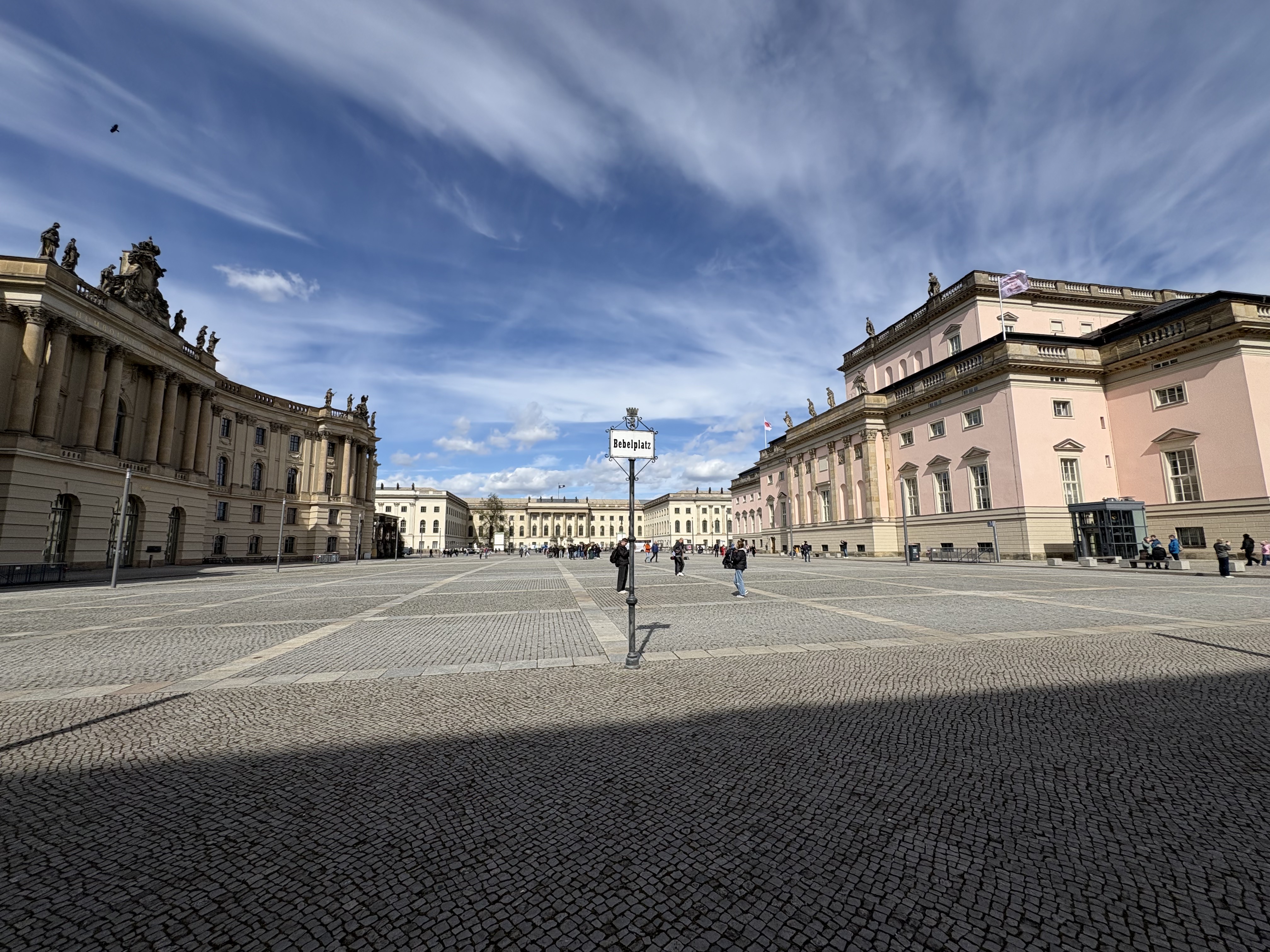 The baroque buildings surrounding Bebelplatz