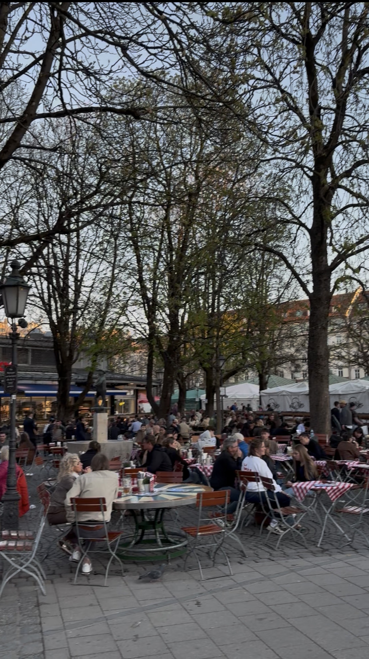 Viktualienmarkt beer garden, Munich