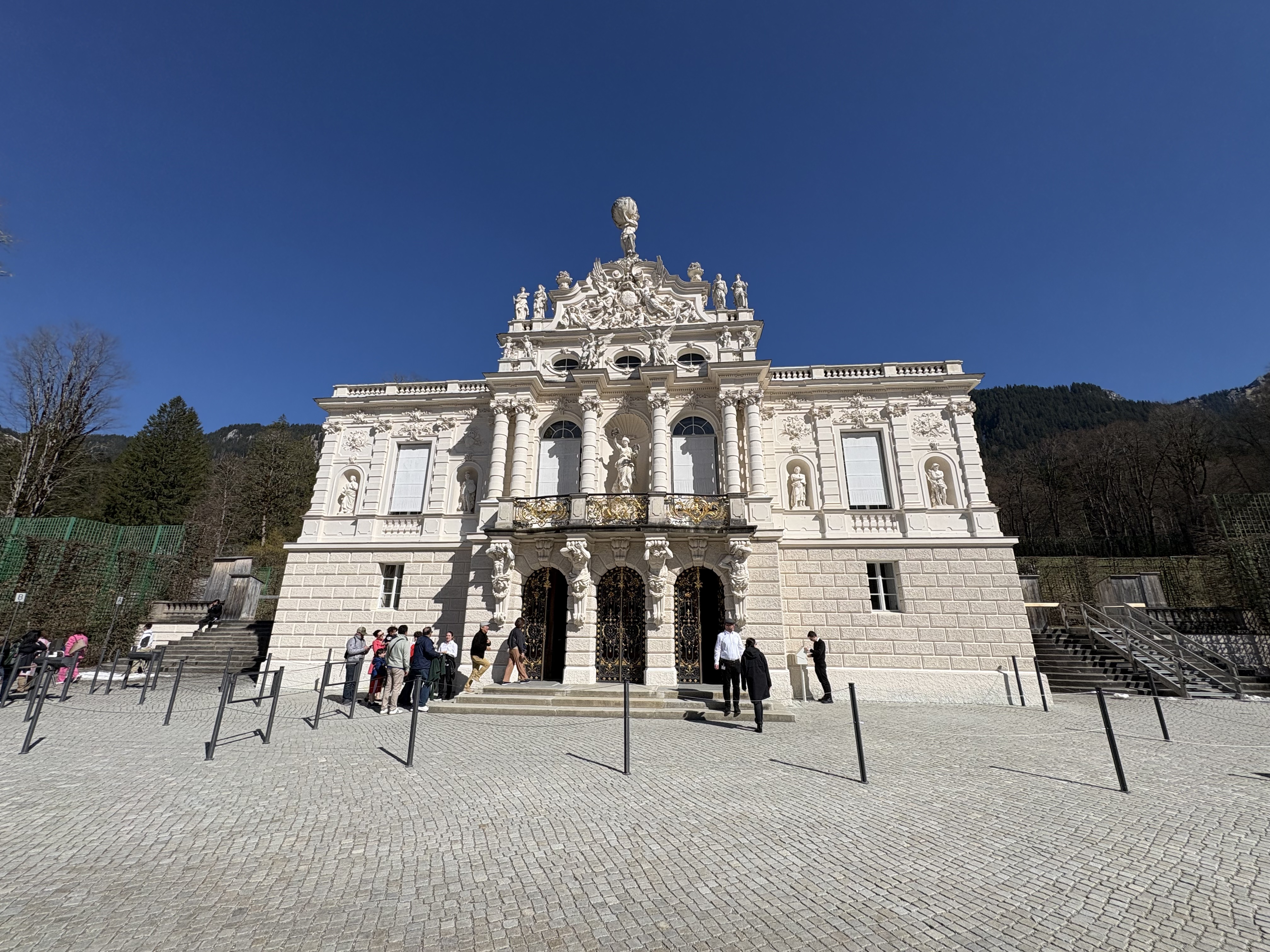 Linderhof Palace in the Bavarian Alps